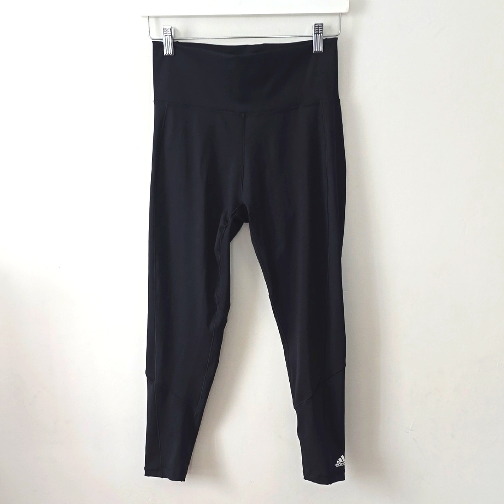 Adidas Womens Workout Black Ankle Leggings Large
